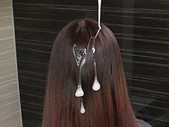 spj-0021【本編フル視聴】 髪フェチエアライン ファーストクラスCA フライト前の白濁トリートメントヘアケア